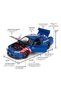 Hobbiez Licensed Nissan Skyline Gt-R Model Diecast Car 1/24 Scale Metal Vehicle with Stand - 3