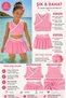 Girl's Cross Detailed Skirt 2-Piece Combination Set 12910 - 2
