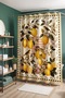 Bathroom Curtain, Yellow Lemons and Birds Patterned Shower Curtain, Bathtub Curtain 175X200Cm - 5