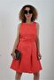 Back Waist Detailed Dress - 4