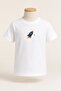 Children's White Series Mixed Prints Cotton Combed Cotton Unisex T-Shirt - 2