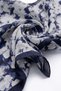 Floral Patterned Naida Scarf 8040 - Dark Blue - 3