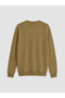Özmarka New Season Yellow Crew Neck Men's Sweatshirt - 6