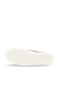 Gold Shiny Leather Women's Flat Shoes - 5