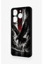 Tecno Spark 10 Pro Compatible Black Eagle Patterned Silicone Case - 4