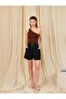 Women's Coffee One-Shoulder Bodysuit