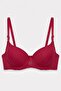 Women's Fuchsia Striped Push up Padded Daily Bra - 3