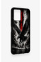 Vivo Y21 Compatible Black Eagle Patterned Silicone Case - 3