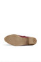 Burgundy Leather Women's Heeled Boots - 6