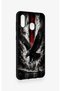 Samsung A20-A30 Compatible Black Eagle Patterned Silicone Case - 3