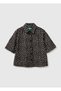 Women's Black 100% Cotton Regular Fit Shirt
