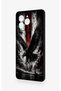 Omix X7 Compatible Black Eagle Patterned Silicone Case - 3
