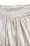 Wrinkle Effect Satin Texture Cream Maxi Skirt - 2