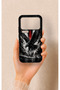Mi 17 Pro Max Compatible Black Eagle Patterned Silicone Case - 4