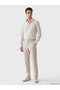 Ozmarka New Season Brown Slim Fit Striped Men's Shirt - 2