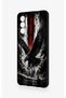 Tecno Pova 3 Compatible Black Eagle Patterned Silicone Case - 3