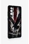 Samsung S20Fe Compatible Black Eagle Patterned Silicone Case - 2