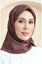 Plain Crystal Scarf 70252-38 Light Brown - 3