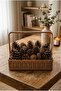 15 Pieces of Natural Pine Cones in Mixed Sizes - Christmas Pine Tree and Home Decoration Ornament - 4