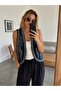 Elara Sequined Vest for Women Navy Blue - 2