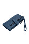 Blue Color Soft Texture Large Internal Volume Quality Wallet Clutch Bag - 5