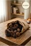 15 Pieces of Natural Pine Cones in Mixed Sizes - Christmas Pine Tree and Home Decoration Ornament