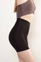 Women's Black High Waist Shaping / Sculpting Biker Leggings - Sports Shorts - 6