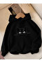Children's Hooded Printed Sweatshirt