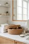 Ayla Jute Wicker Basket with Oval Lid Organizer, Decorative Storage Basket with Oval Lid, Organizer Basket, Natural Weave Design, Multi-Purpose Use for Home Office Bathroom Bedroom Living Room - 4