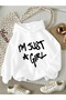 Children's Hooded Printed Sweatshirt