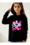 Children's Hooded Printed Sweatshirt