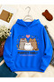 Children's Hooded Printed Sweatshirt