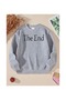 The End Printed Crewneck Sweatshirt