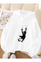 Children's Hooded Printed Sweatshirt