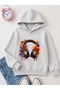 Children's Hooded Printed Sweatshirt