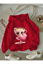 Children's Hooded Printed Sweatshirt