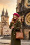 Vintage Style Women's French Felt Painter Beret - 5