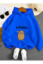 Children's Hooded Printed Sweatshirt