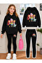 Girl's Crew Neck Sweatshirt and Leggings Set