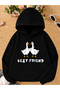 Children's Hooded Printed Sweatshirt