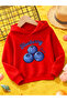Children's Hooded Printed Sweatshirt