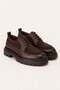 Men's Brown Genuine Leather and Suede Lace-Up Thick Sole Casual Shoes – Colin - 2