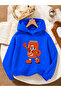 Children's Hooded Printed Sweatshirt