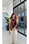 Kaneps Tasseled Blouse Bitter Brown