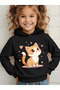 Children's Hooded Printed Sweatshirt