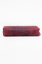 Large Size Genuine Calfskin Single Compartment Premium Pen Holder – Leather Pen Case Claret Red