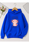 Children's Hooded Printed Sweatshirt