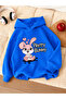 Children's Hooded Printed Sweatshirt