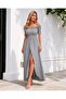Women's Modern Zero-Neck Long Sleeve Dress