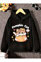 Children's Hooded Printed Sweatshirt